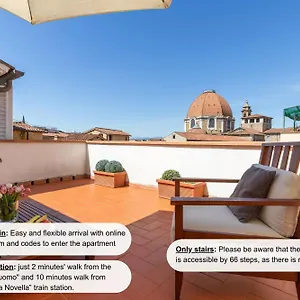 Apartment Damasco Penthouse With Terrace Near The Duomo Florence